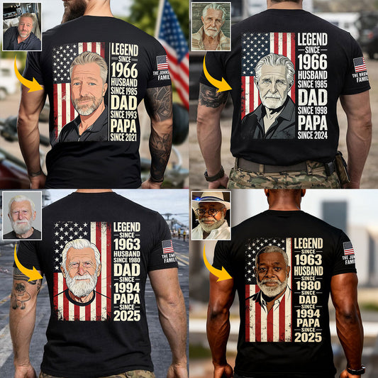 Legend - Personalized Grandpa All Over Shirt