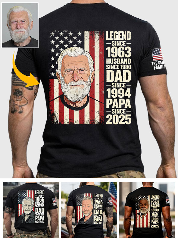 Legend - Personalized Grandpa All Over Shirt