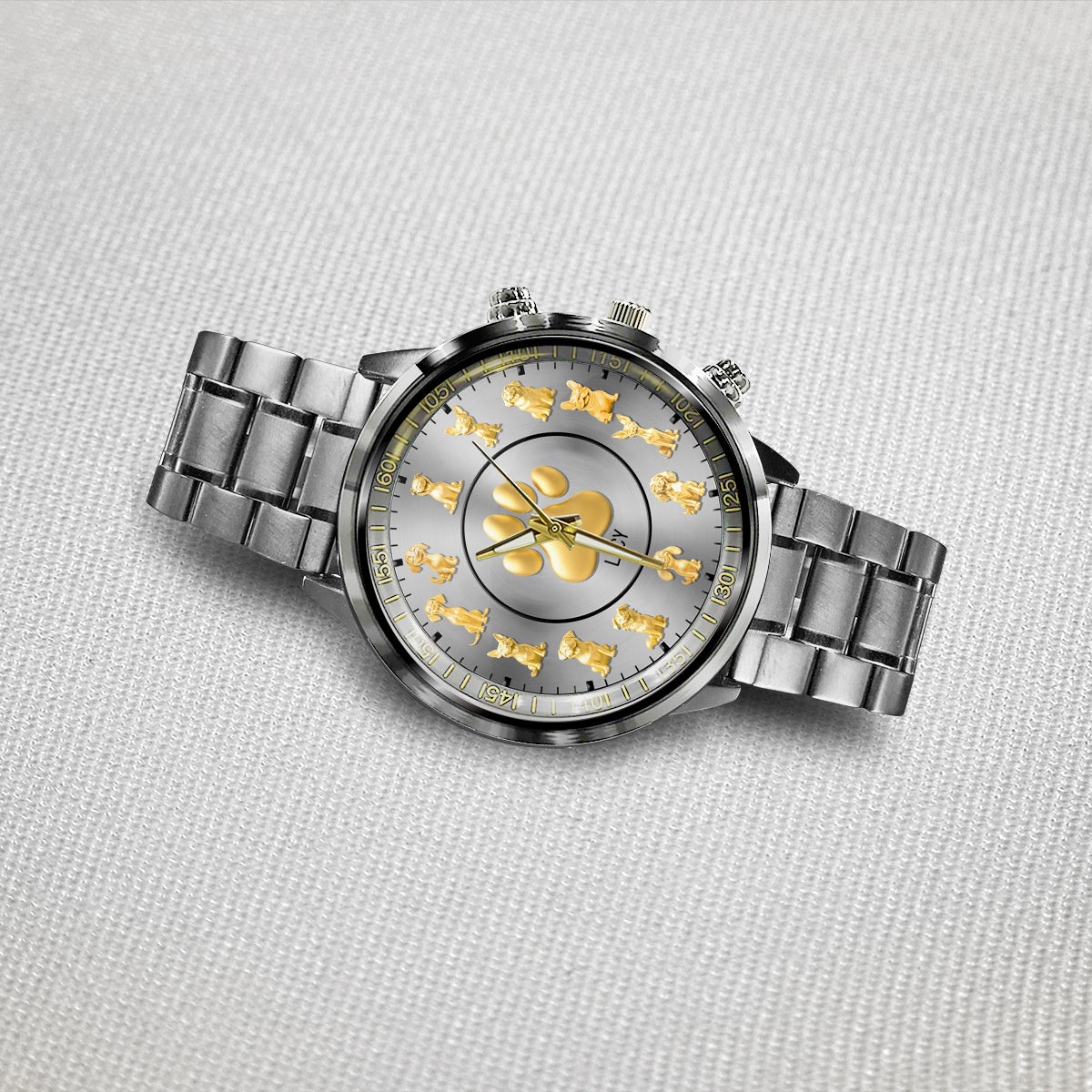 Ich liebe meine Hunde – personalisierte Hunde-Handuhr