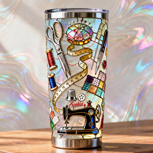 Love Sewing - Personalized Sewing Tumbler