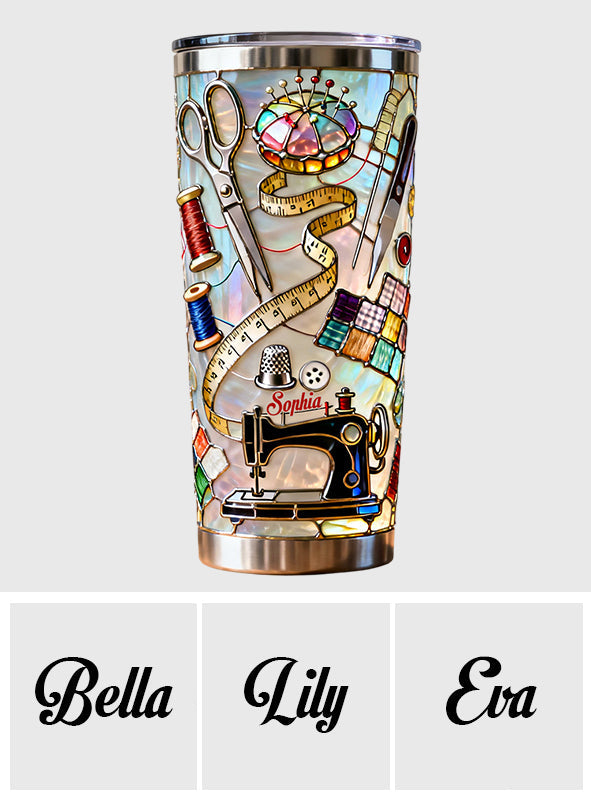 Love Sewing - Personalized Sewing Tumbler