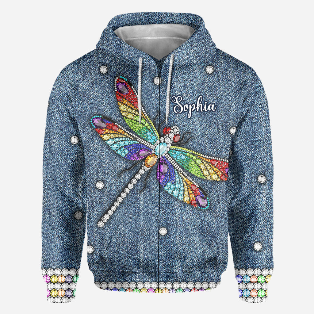 Beautiful Dragonfly - Personalized Dragonfly All Over Shirt