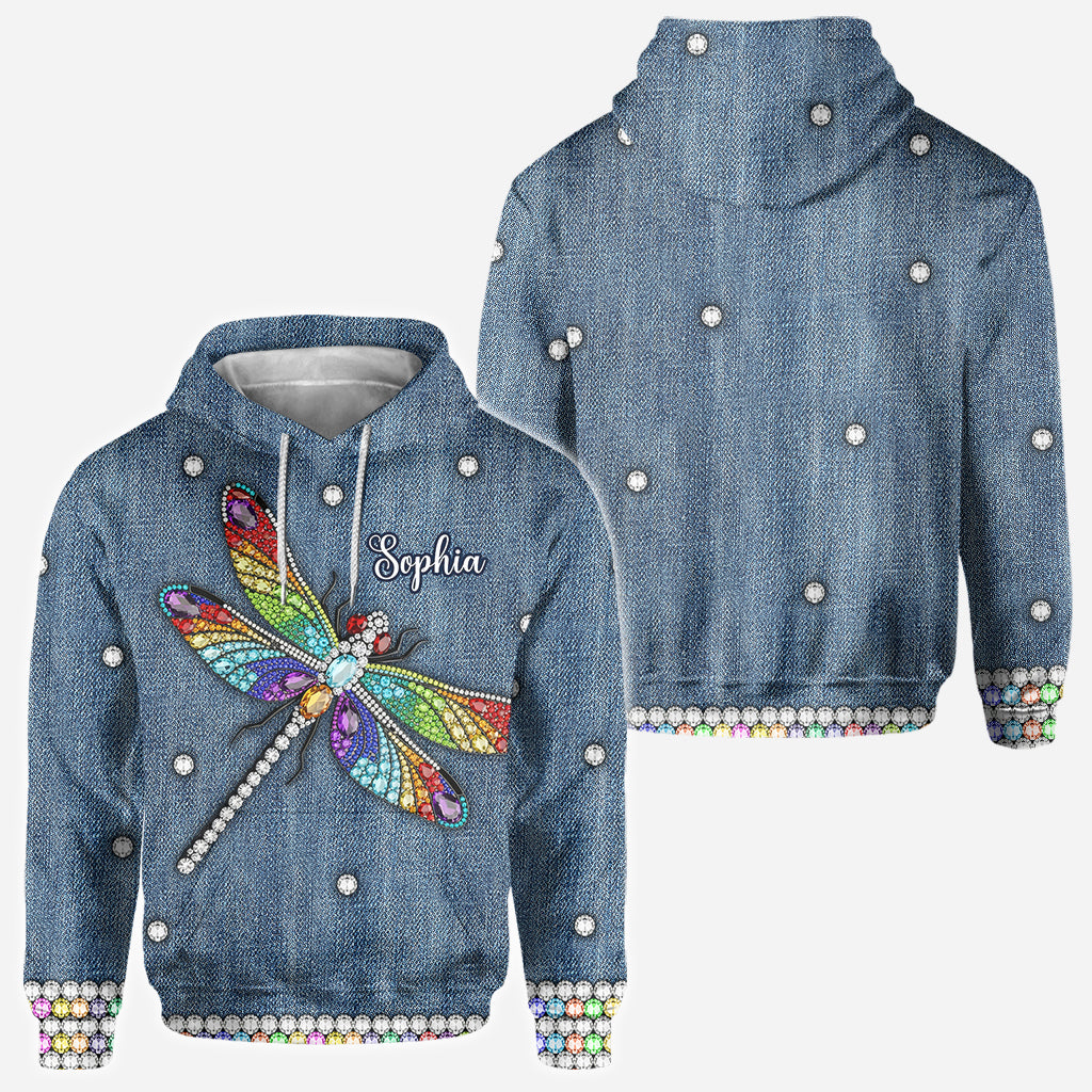 Beautiful Dragonfly - Personalized Dragonfly All Over Shirt