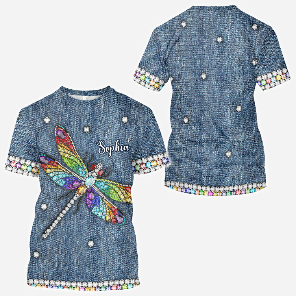 Beautiful Dragonfly - Personalized Dragonfly All Over Shirt