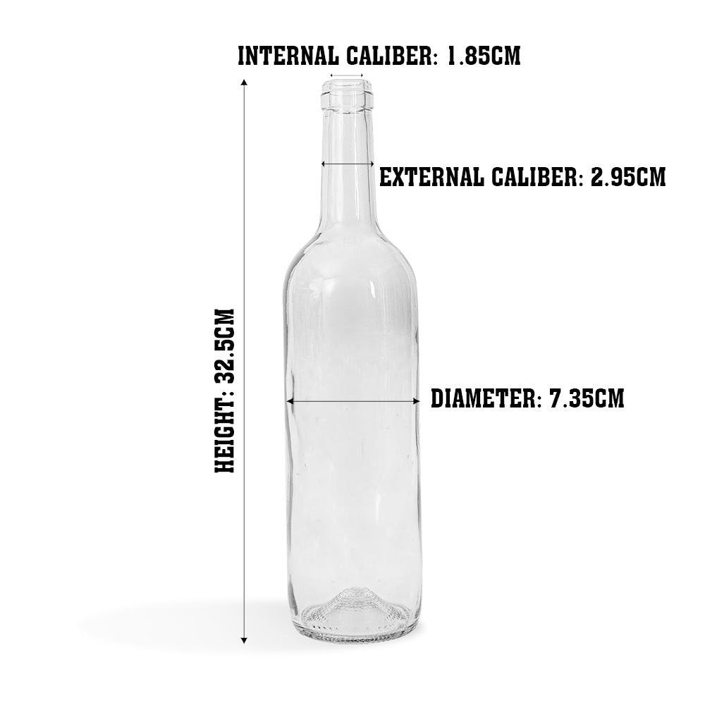 Ein paar Zentimeter – Personalisierte Weinflaschenlampe für Paare