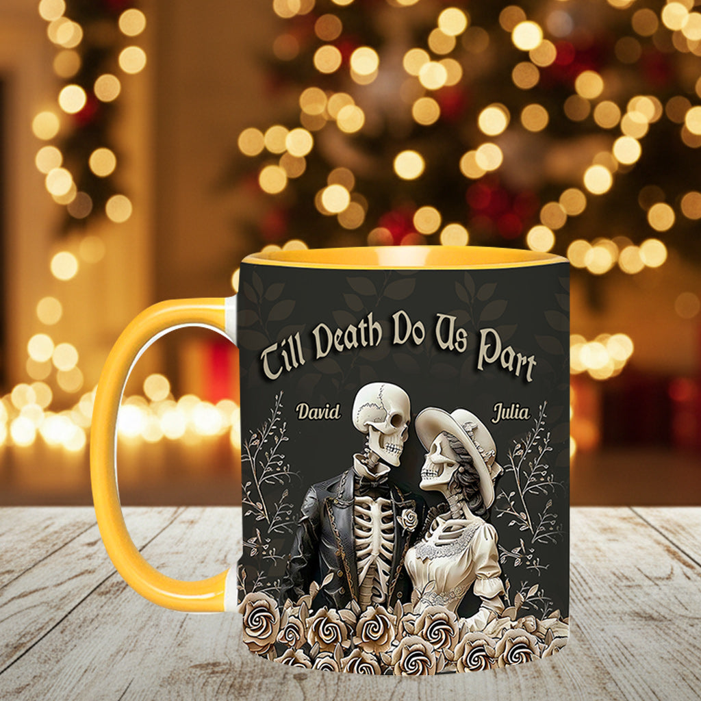 Till Death Do Us Part – Personalized Christmas Gift Mug for Couples