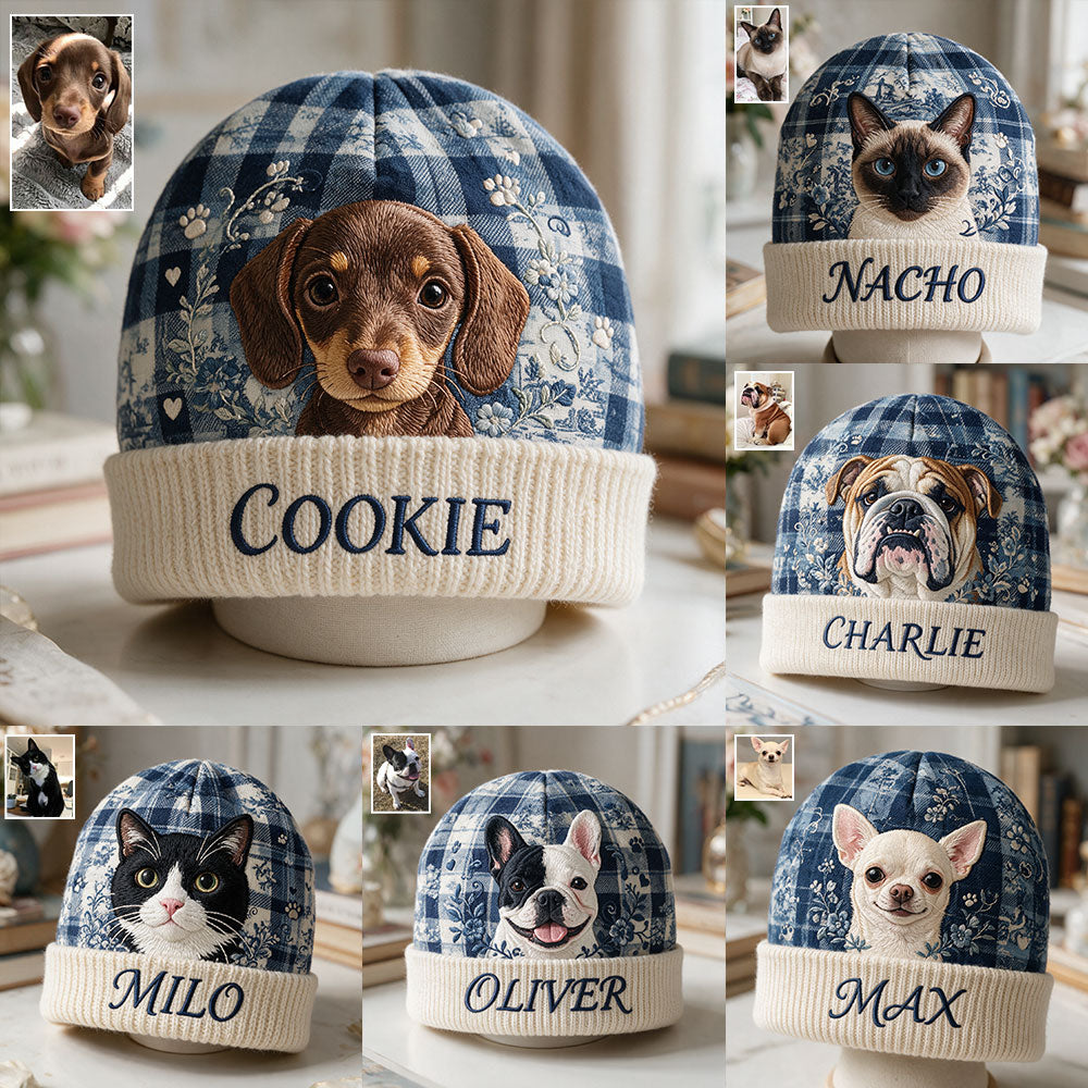 Hund Toile De Jouy - Personalisierte Hundemütze