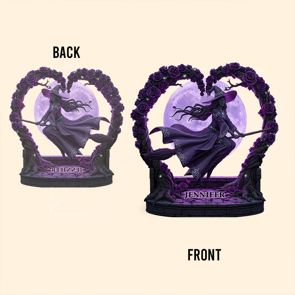 Mysterious Witch - Personalized Witch Custom Shaped Acrylic Plaque