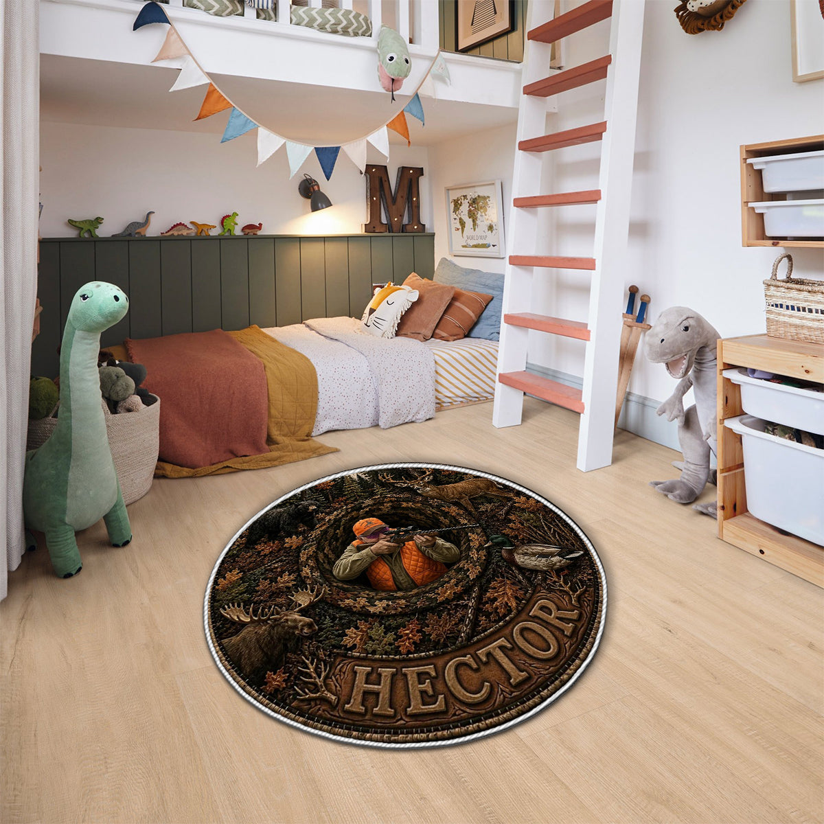 Love Hunting - Personalized Hunting Non-Slip Tufted Rug
