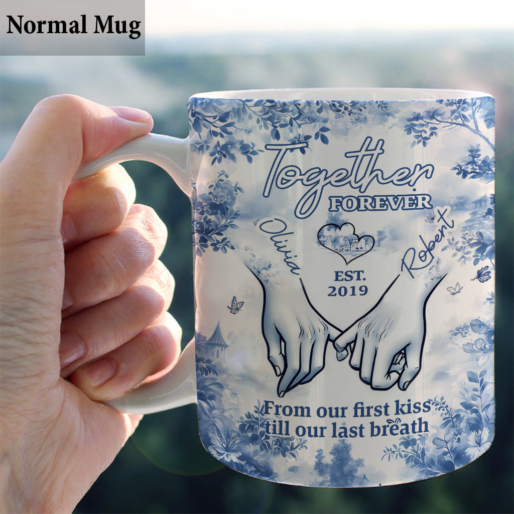 Für immer zusammen - Personalisierte Tasse für Paare