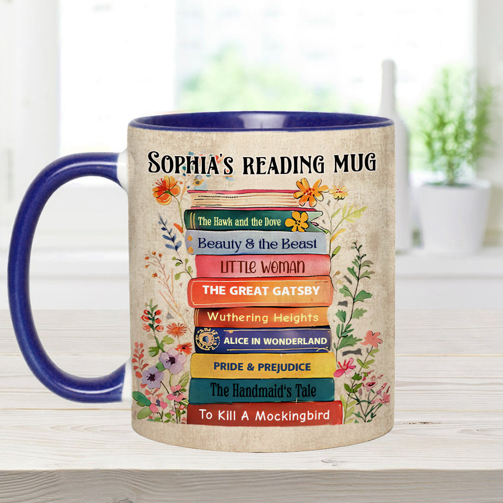 Heute ist ein guter Tag, um ein Buch zu lesen – personalisierte Buch-Tasse
