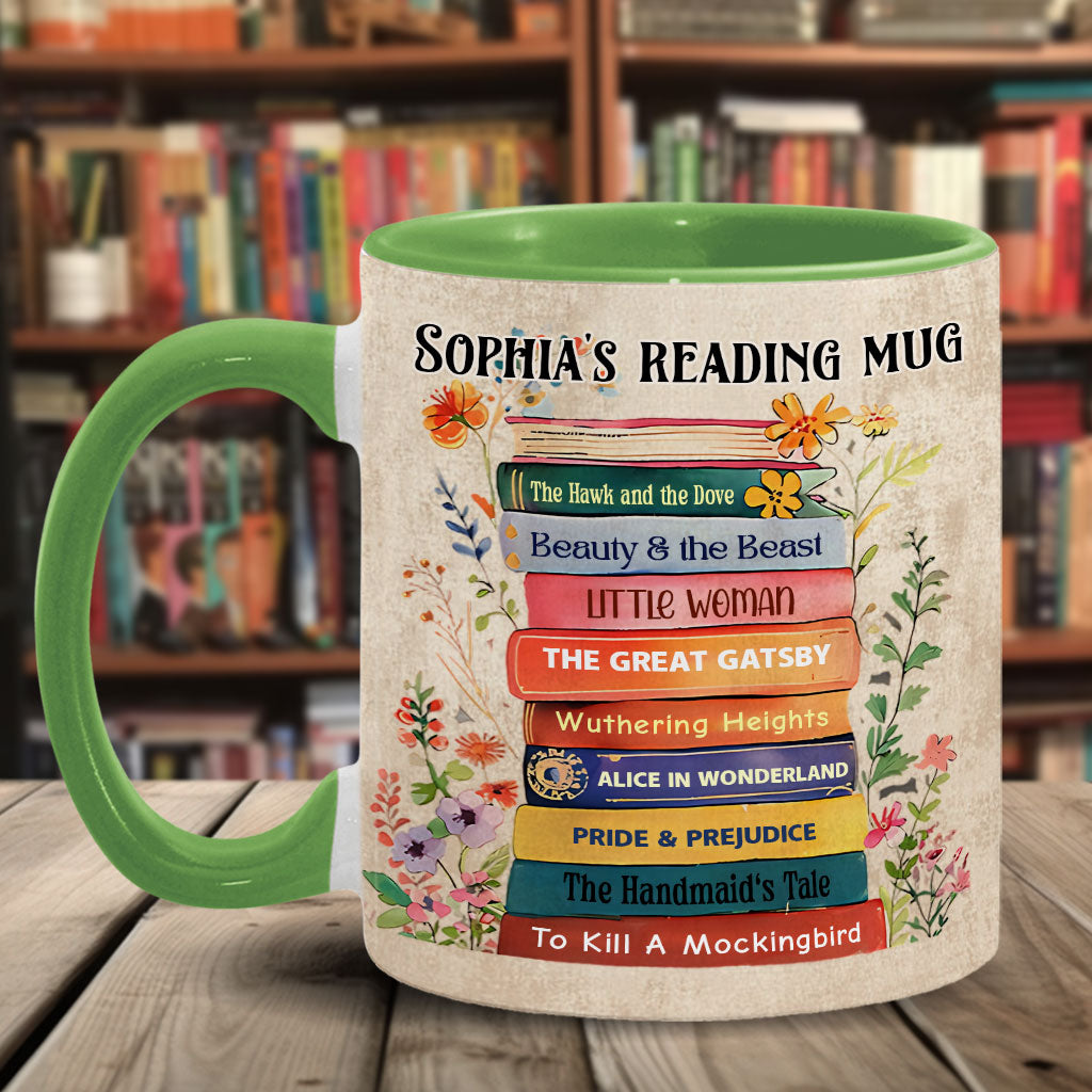 Heute ist ein guter Tag, um ein Buch zu lesen – personalisierte Buch-Tasse
