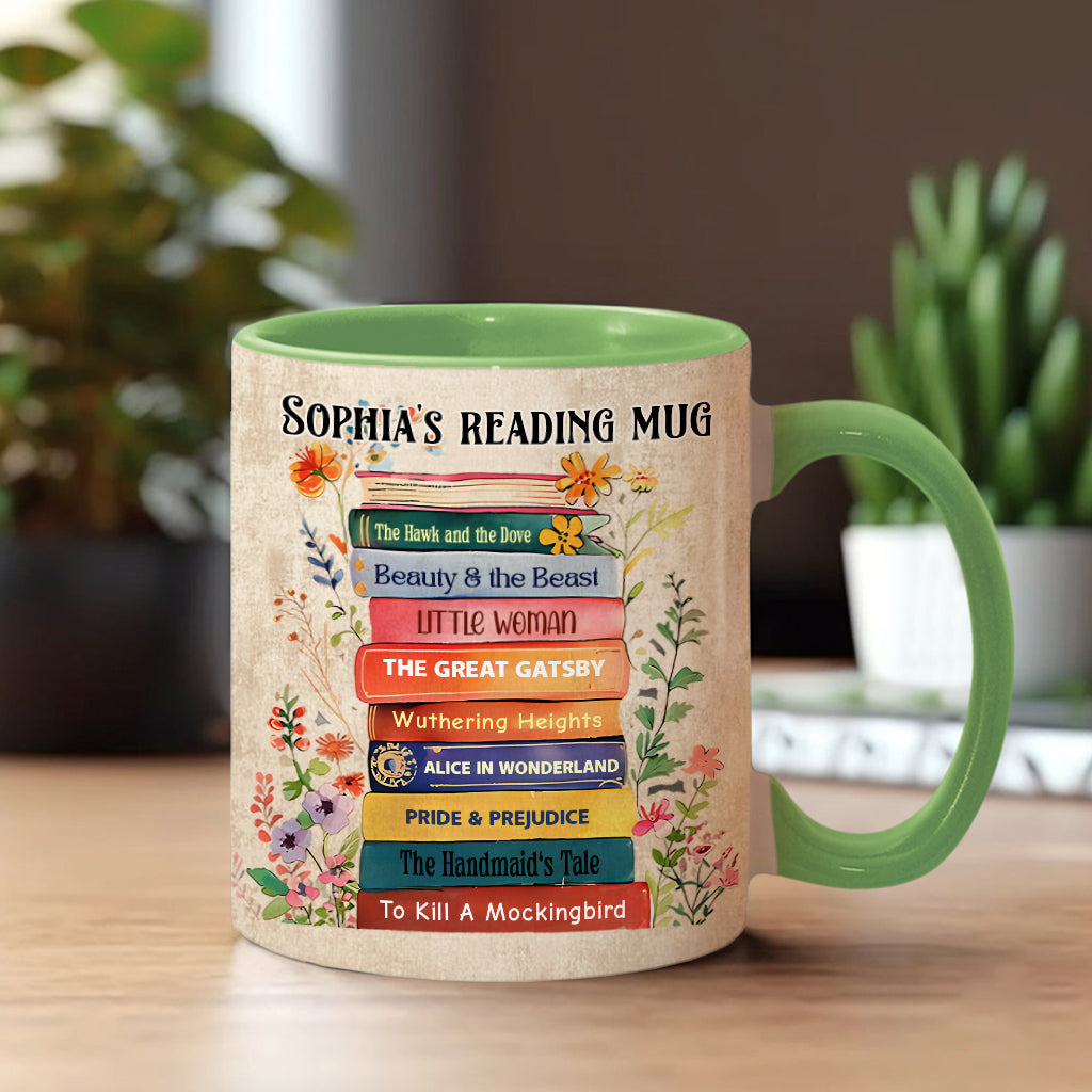 Heute ist ein guter Tag, um ein Buch zu lesen – personalisierte Buch-Tasse