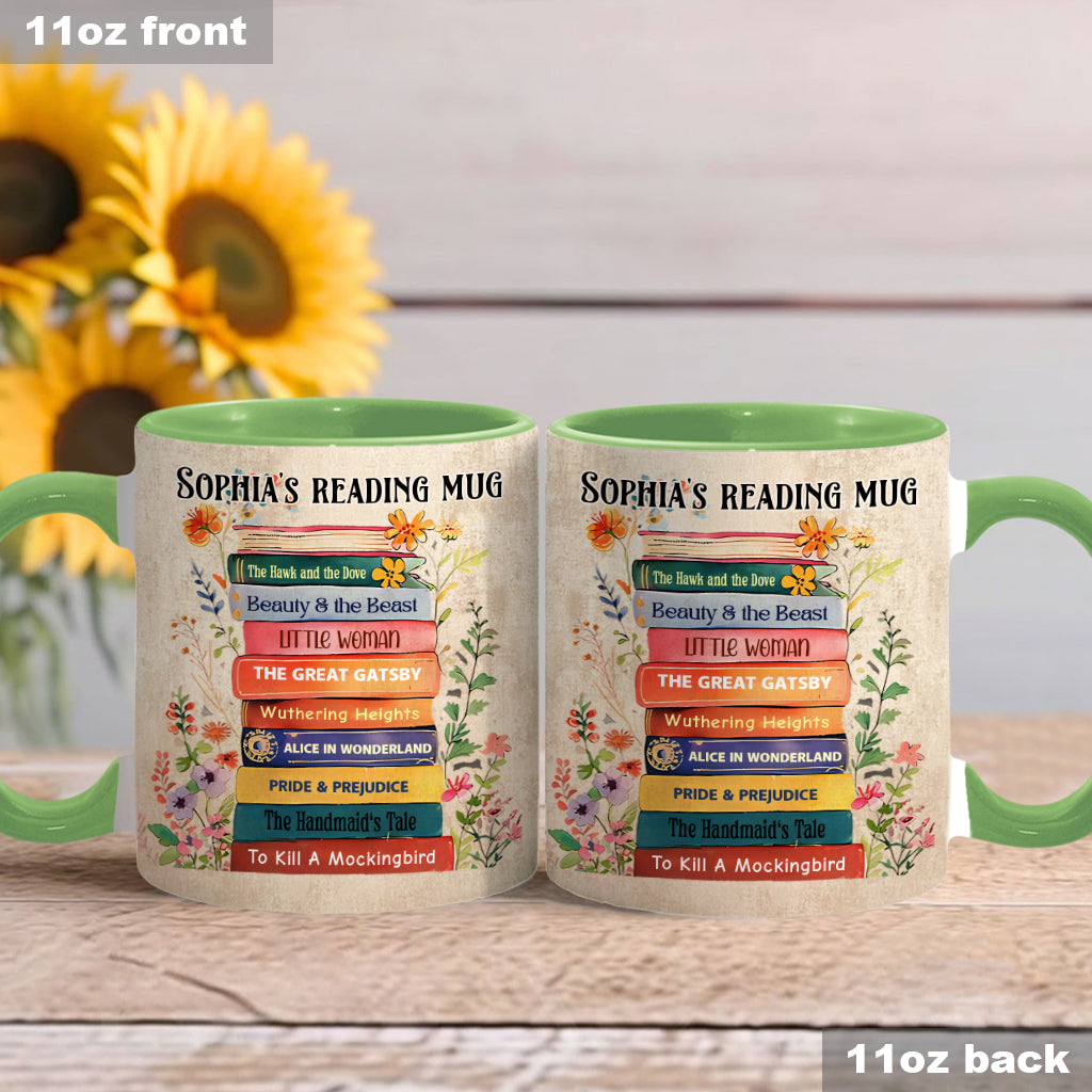 Heute ist ein guter Tag, um ein Buch zu lesen – personalisierte Buch-Tasse