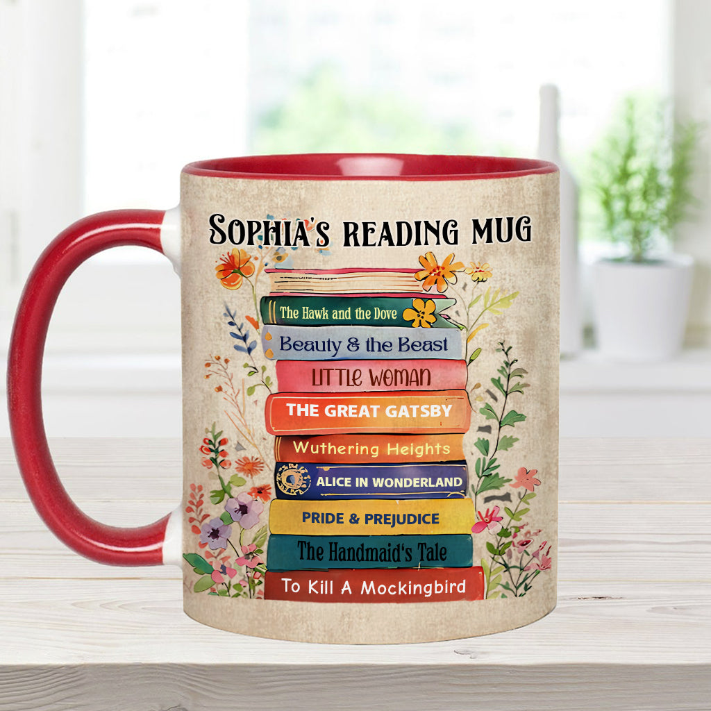 Heute ist ein guter Tag, um ein Buch zu lesen – personalisierte Buch-Tasse