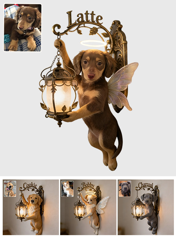 Hunde Erhellen Mein Leben - Personalisierte Hund Holz Wandmontageschild