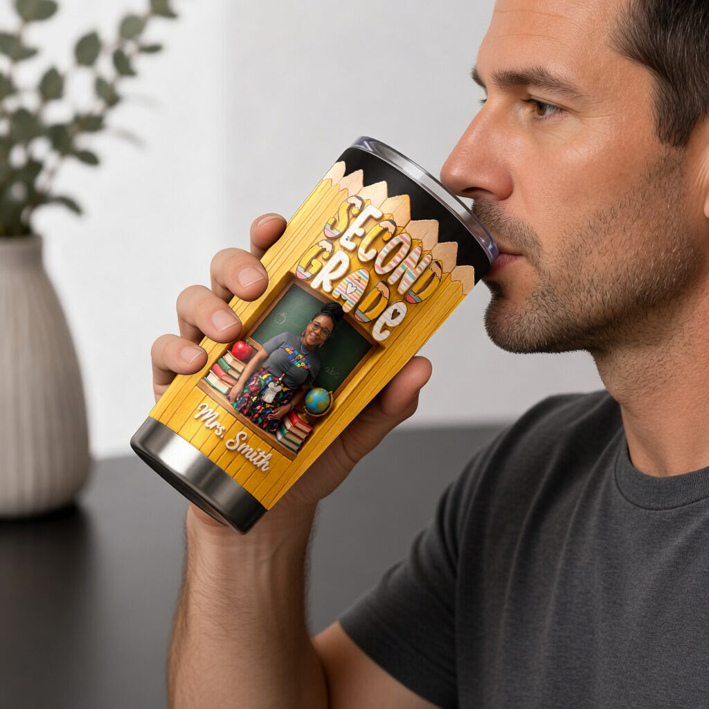 Any Grade Gift For Teacher - Personalized Teacher Tumbler
