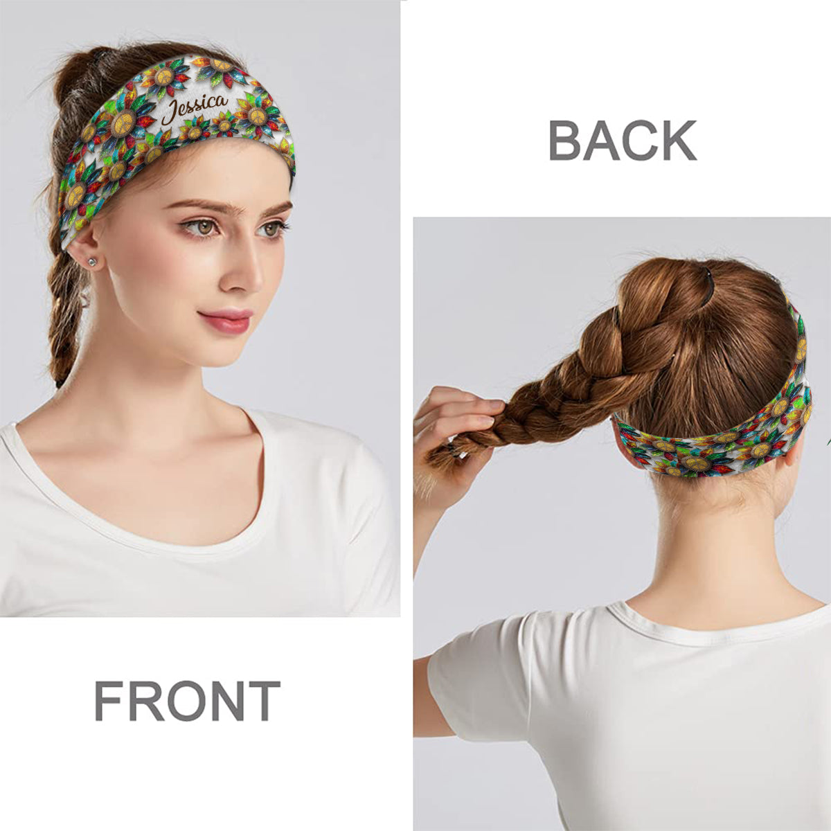 Hippie Soul – Personalisiertes Hippie-Stirnband/Turban für Damen und Herren