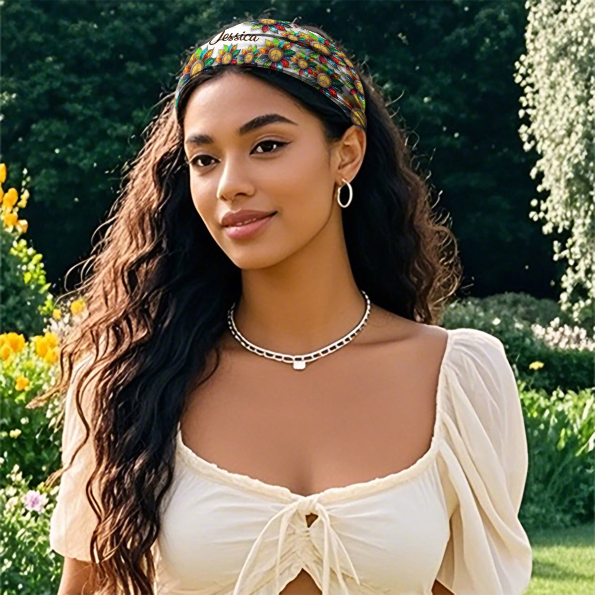 Hippie Soul – Personalisiertes Hippie-Stirnband/Turban für Damen und Herren