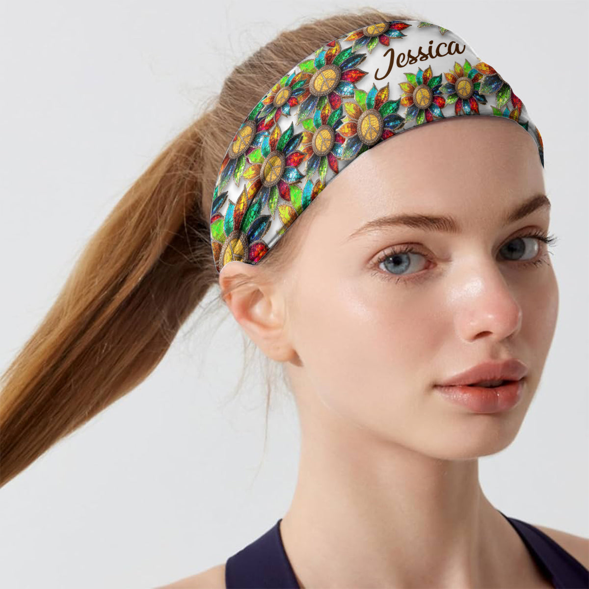 Hippie Soul – Personalisiertes Hippie-Stirnband/Turban für Damen und Herren