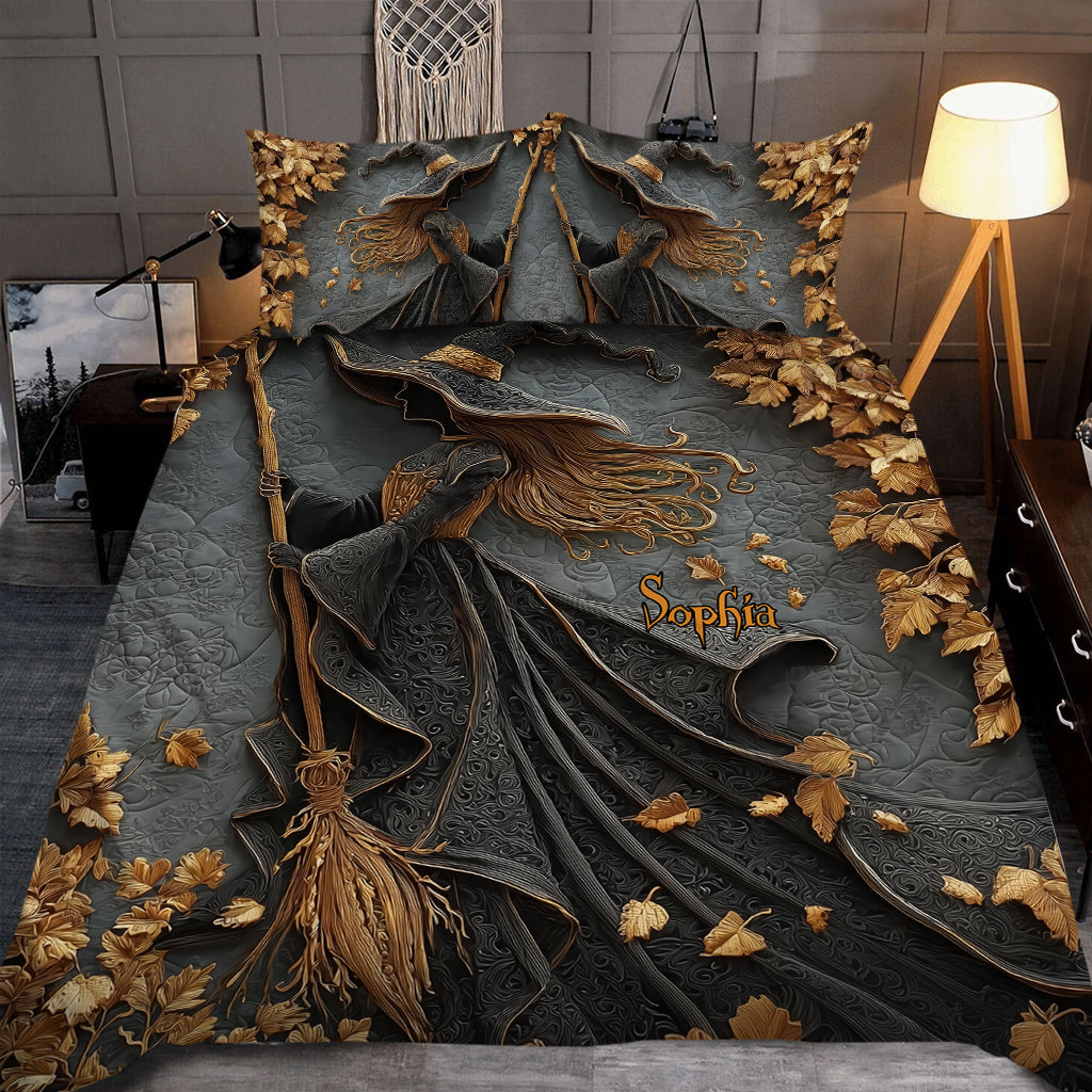 Mystic Witch - Mystical Ambiance - Personalized Witch Bedding Set