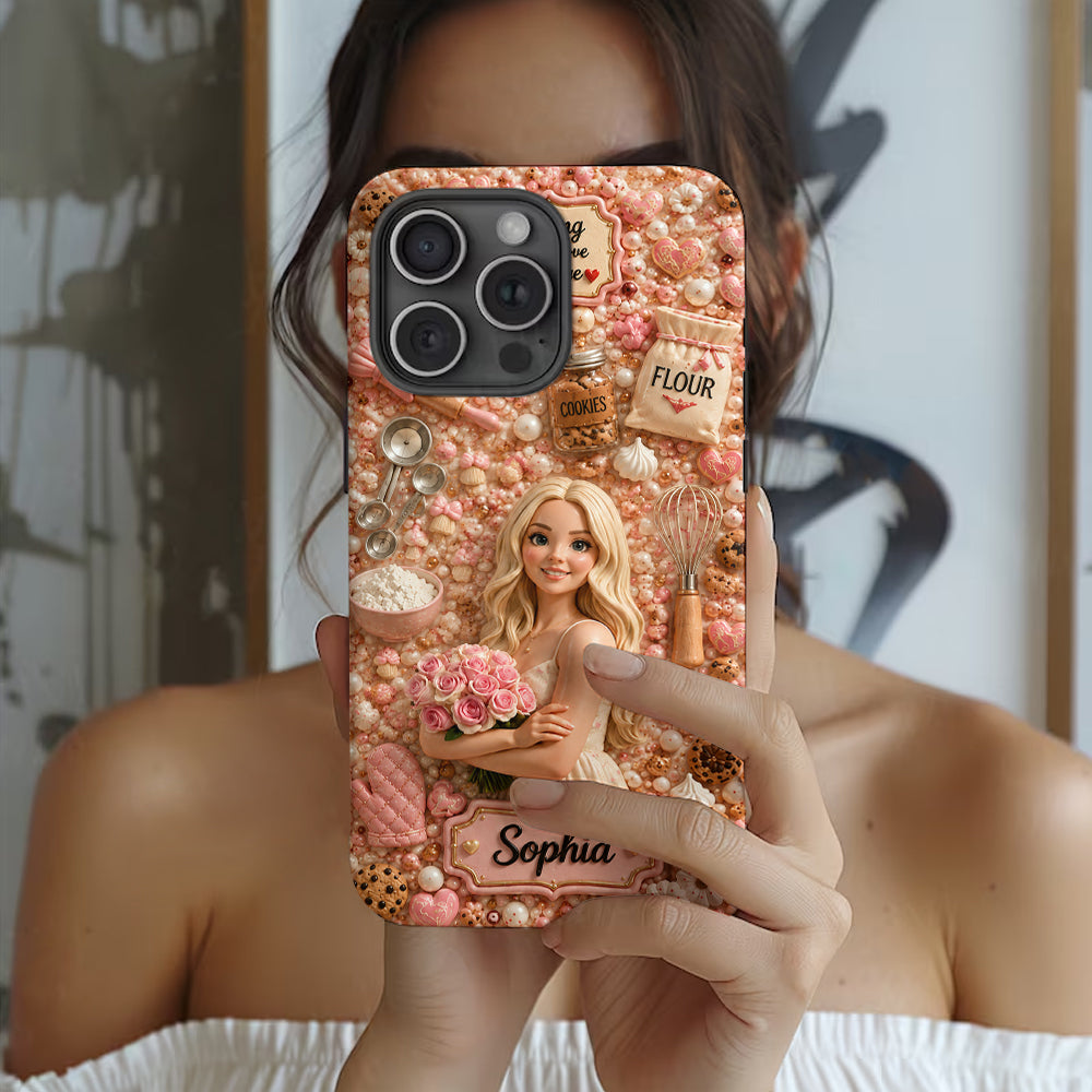 Baking Is My Love Language - Personalized Baking Full Print Phone Case