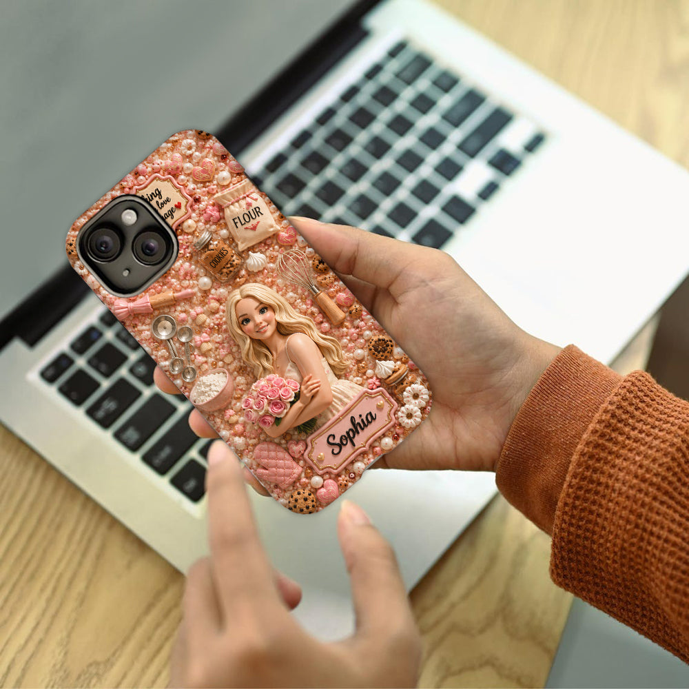 Baking Is My Love Language - Personalized Baking Full Print Phone Case