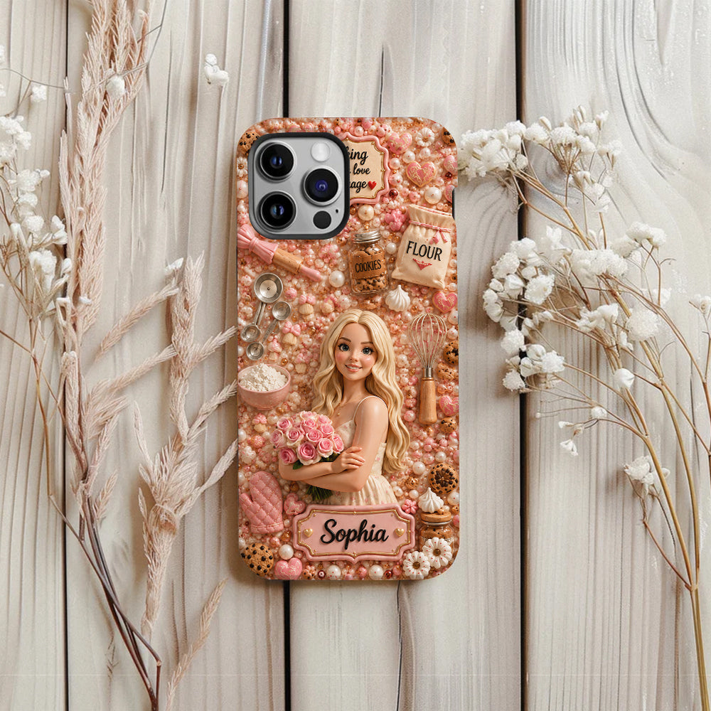 Baking Is My Love Language - Personalized Baking Full Print Phone Case