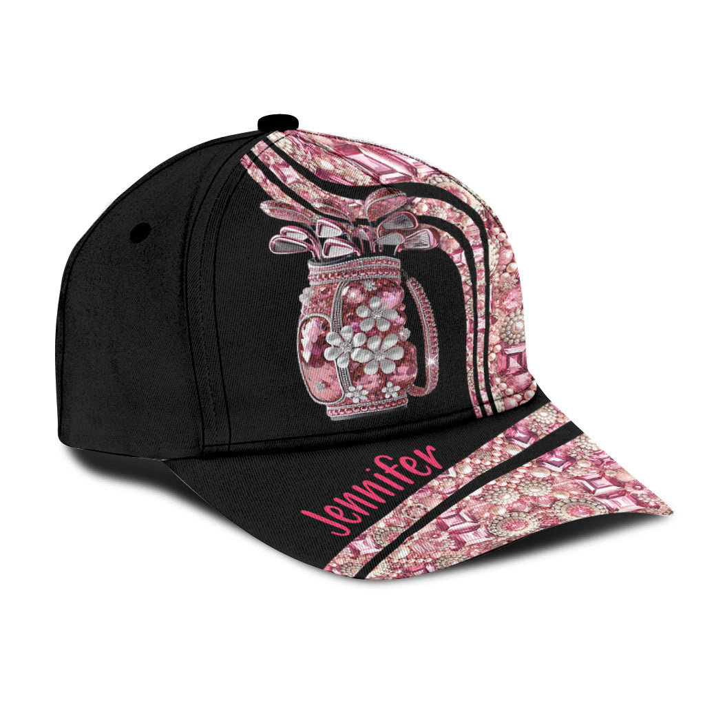 Einfach ein Mädchen, das Golf liebt – personalisierte Golf Classic Cap