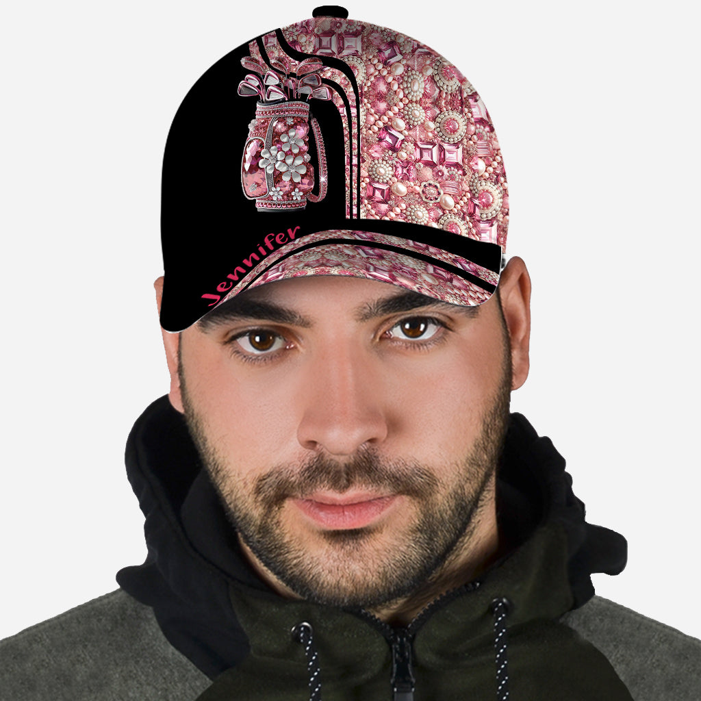 Einfach ein Mädchen, das Golf liebt – personalisierte Golf Classic Cap