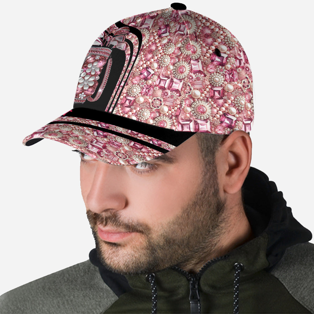 Einfach ein Mädchen, das Golf liebt – personalisierte Golf Classic Cap