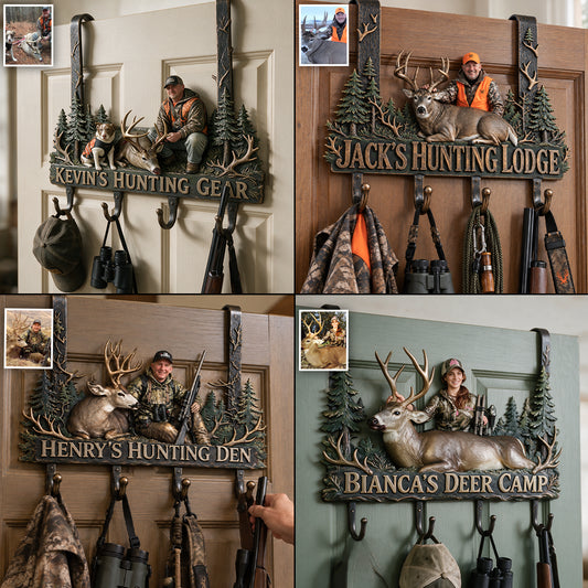 Born To Hunt - Personalized Hunting Metal Door Hooks