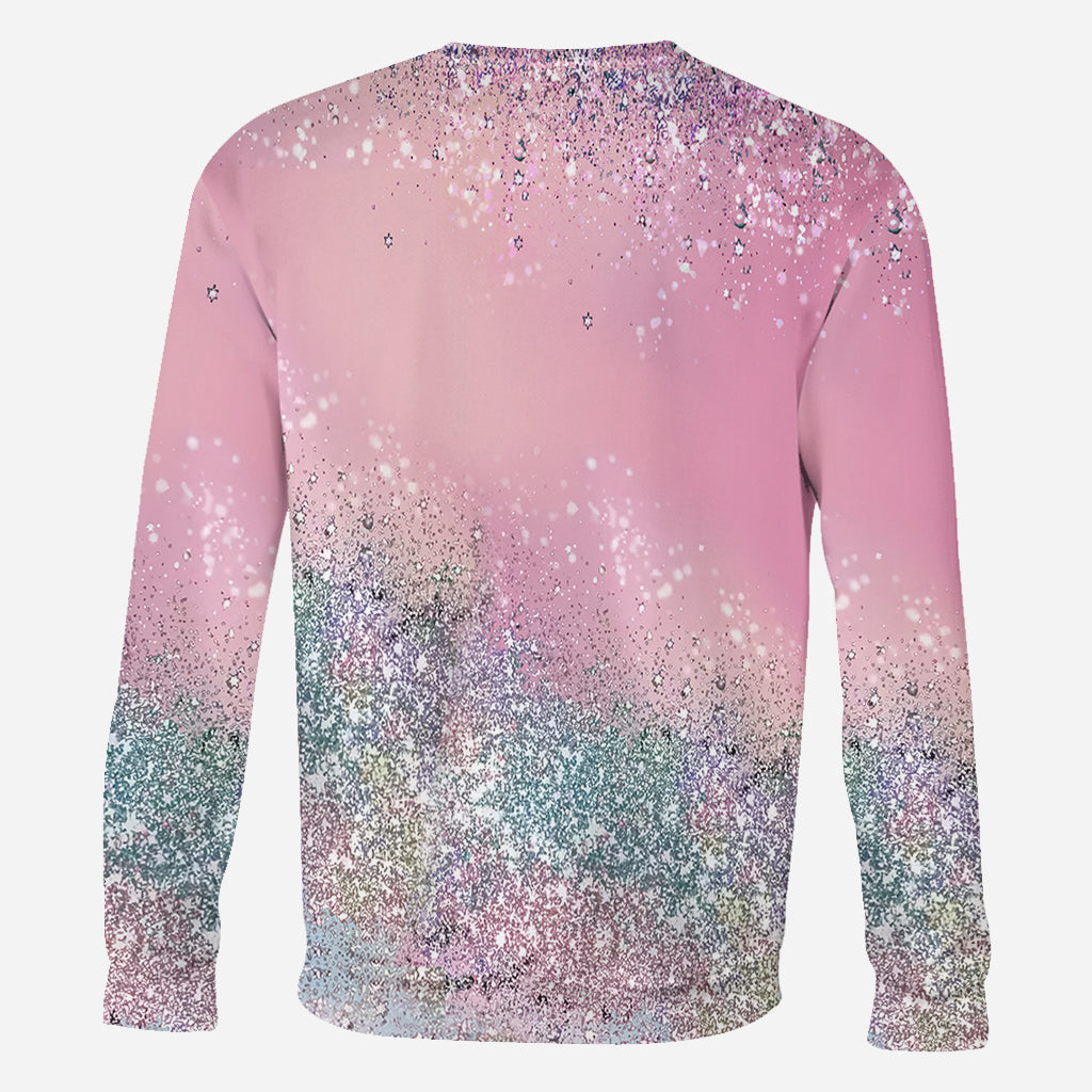 Niedliches Hochlandrind - Personalisiertes T-Shirt mit Hochlandrind-Allover-Print