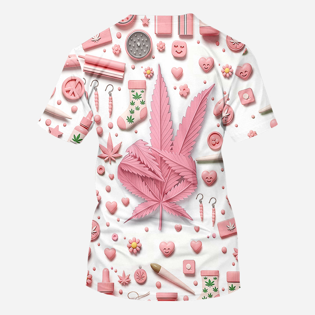 Irgendwo ist es 4:20 Uhr – personalisiertes „Weed All Over“-Shirt