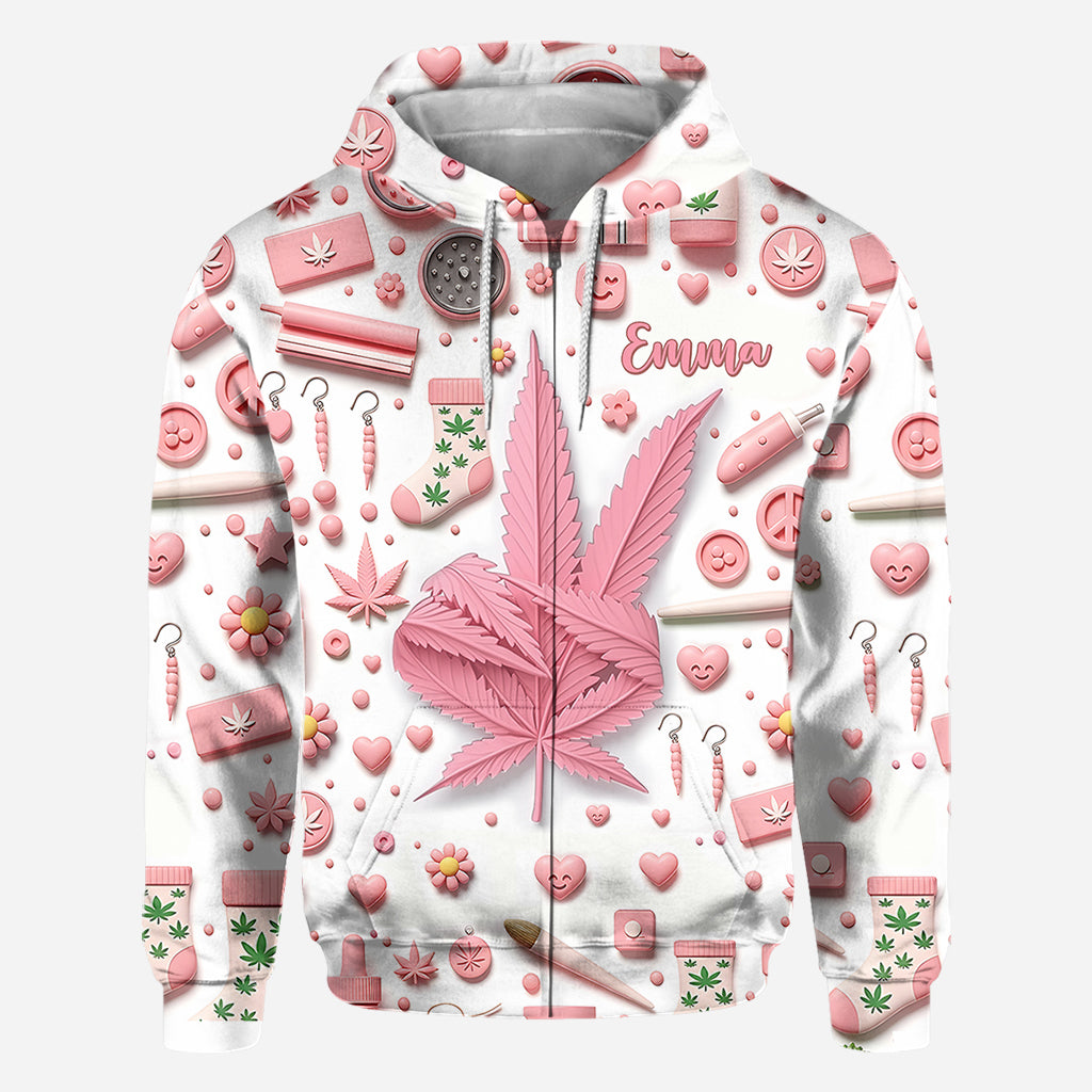 Irgendwo ist es 4:20 Uhr – personalisiertes „Weed All Over“-Shirt