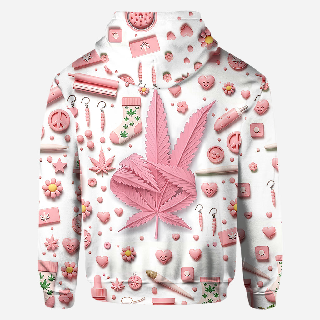 Irgendwo ist es 4:20 Uhr – personalisiertes „Weed All Over“-Shirt
