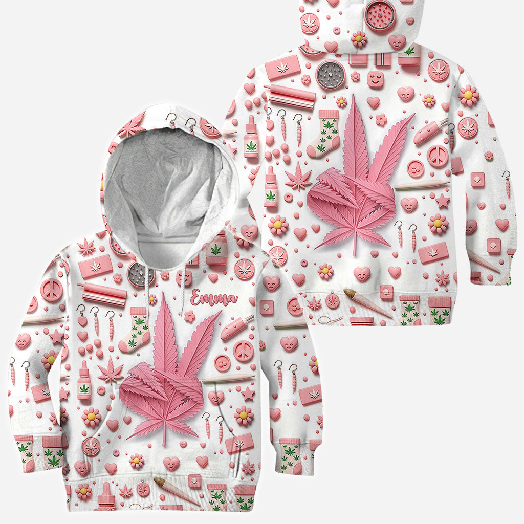 Irgendwo ist es 4:20 Uhr – personalisiertes „Weed All Over“-Shirt