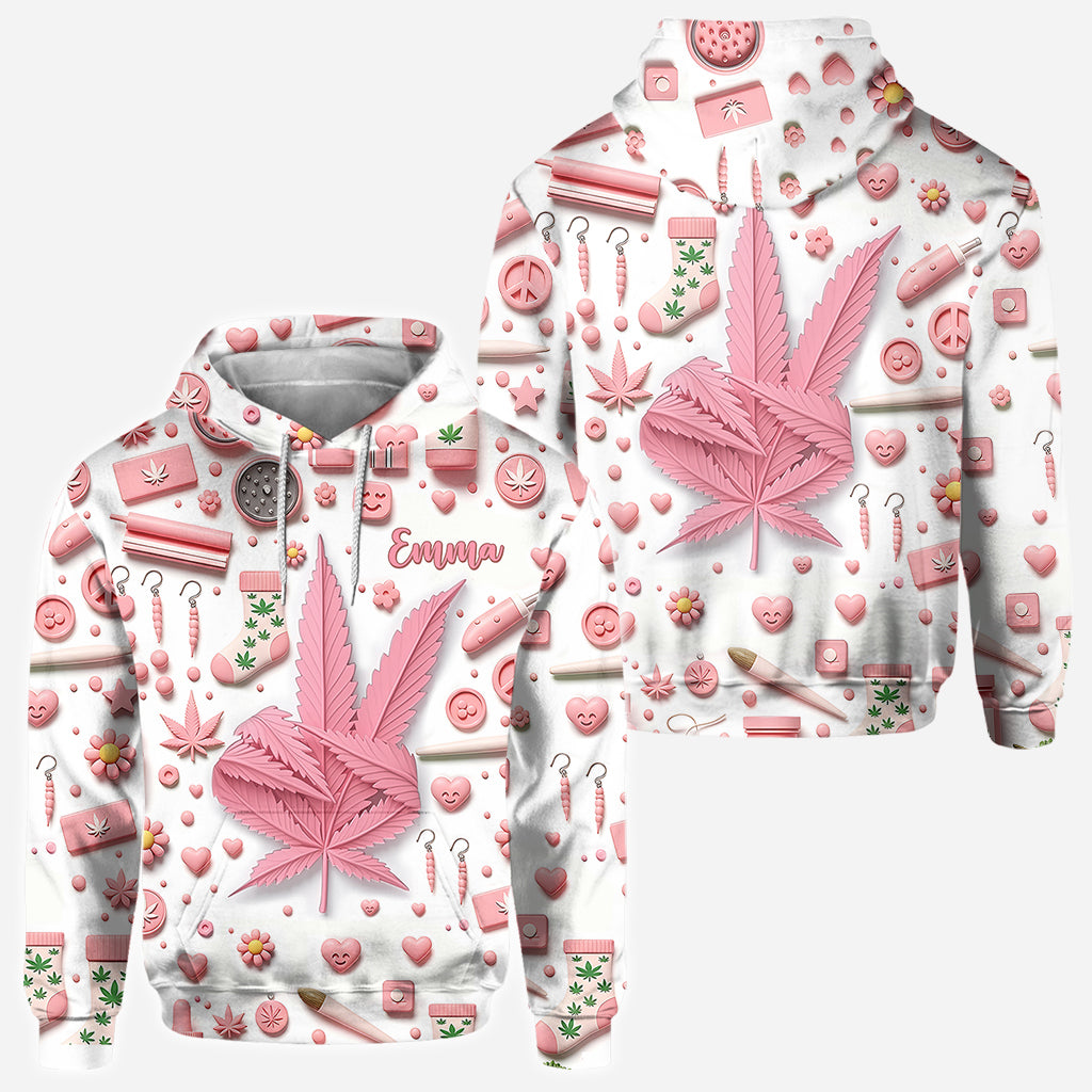 Irgendwo ist es 4:20 Uhr – personalisiertes „Weed All Over“-Shirt
