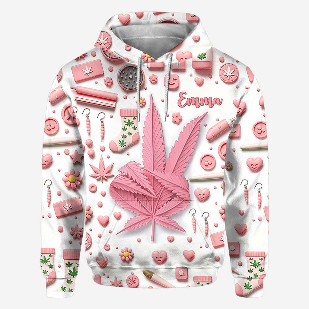 Irgendwo ist es 4:20 Uhr – personalisiertes „Weed All Over“-Shirt