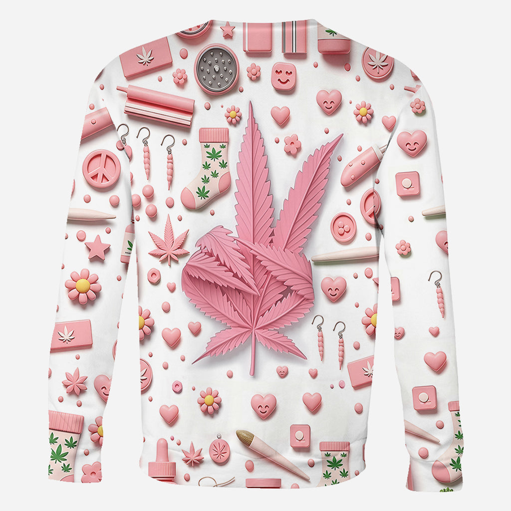 Irgendwo ist es 4:20 Uhr – personalisiertes „Weed All Over“-Shirt