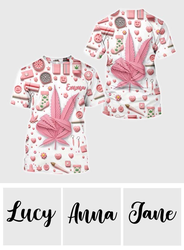 Irgendwo ist es 4:20 Uhr – personalisiertes „Weed All Over“-Shirt