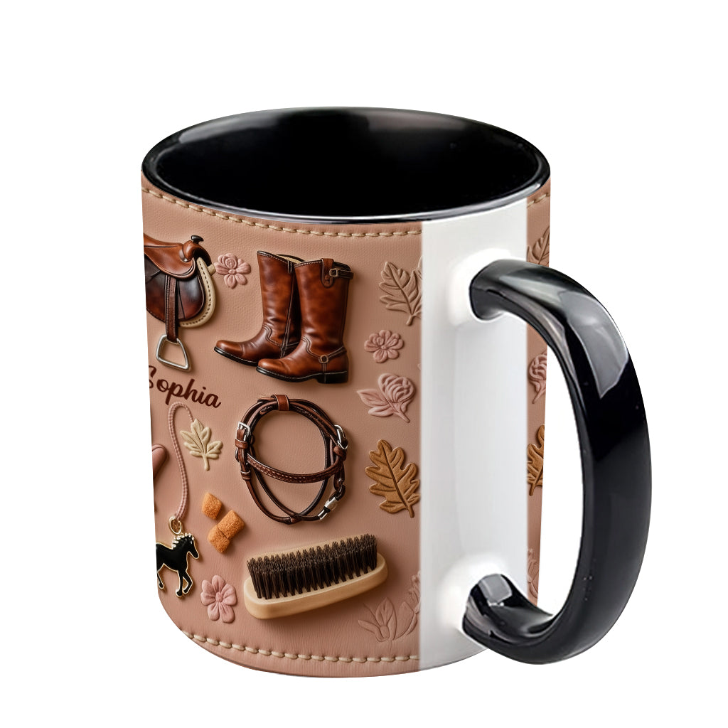 Love Horses - Personalized Horse Accent Mug