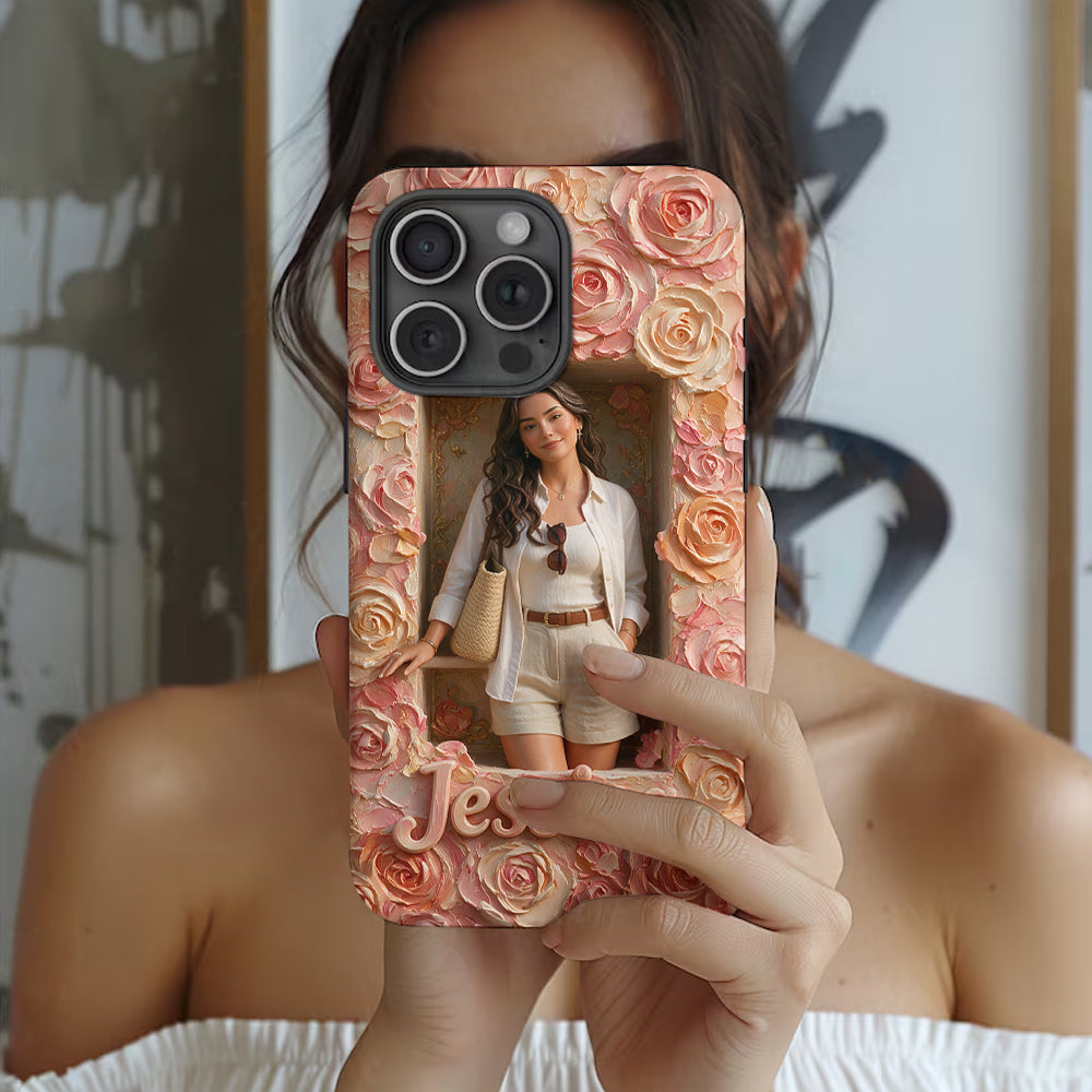 Beautiful Flowers - Personalized Birth Month Flower Full Print Phone Case