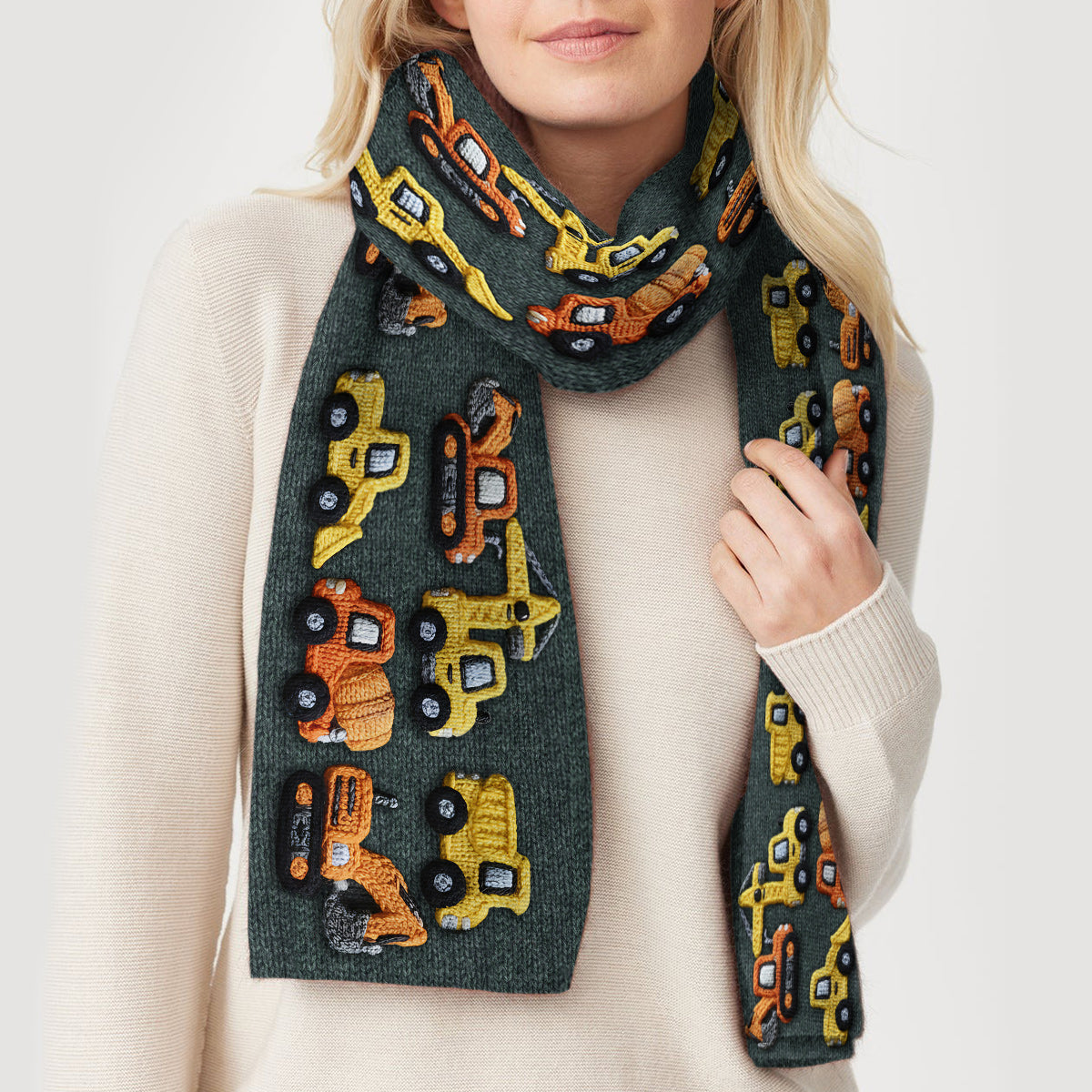 Construction Machines - Personalized Kid Beanie Hat