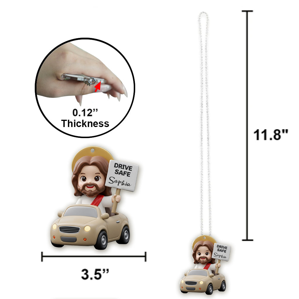 Gute Fahrt! – Personalisierter christlicher Autoanhänger