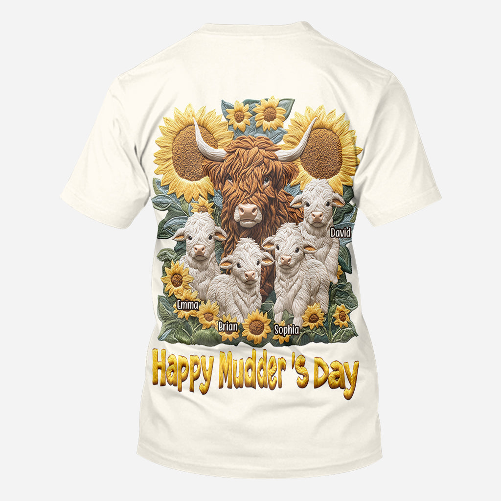 Happy Mudder's Day - Personalized Mother All Over Shirt