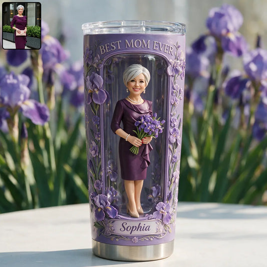 Geschenk für Sie, individuell aus jedem Foto, jeder Blume - Personalisierter Selbstliebe-Becher