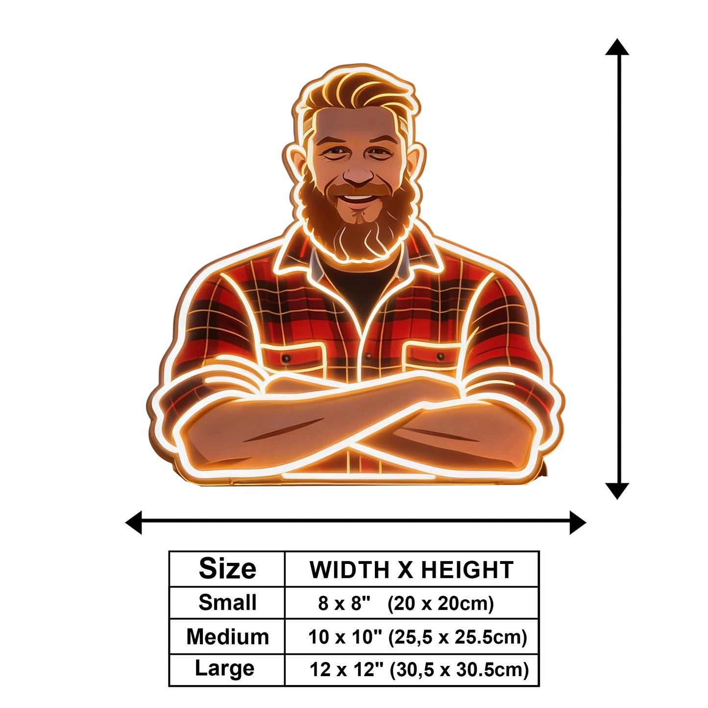 Custom Any Photo, Best Gift For Mom & Grandma - Personalized Father Wooden Wall Mount Sign