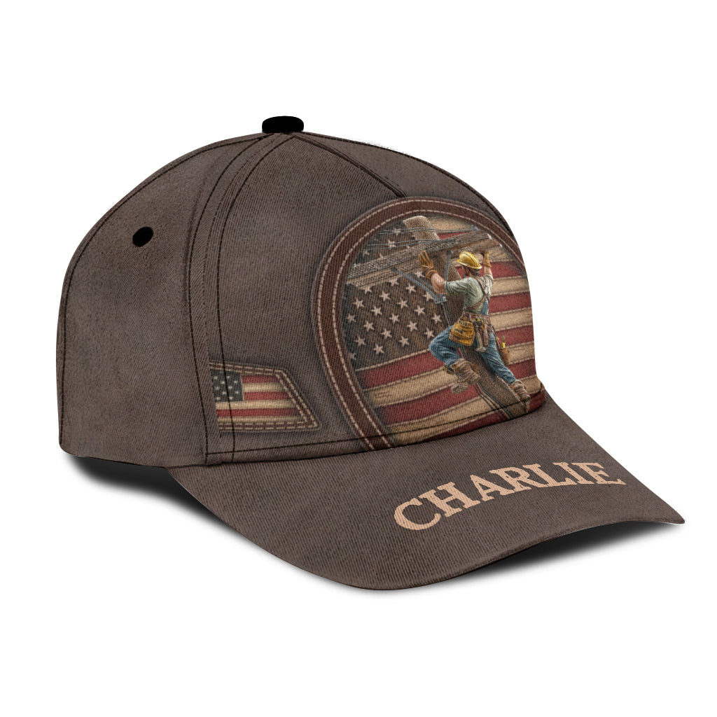 Strength Of The Line - Personalized Lineman Classic Cap