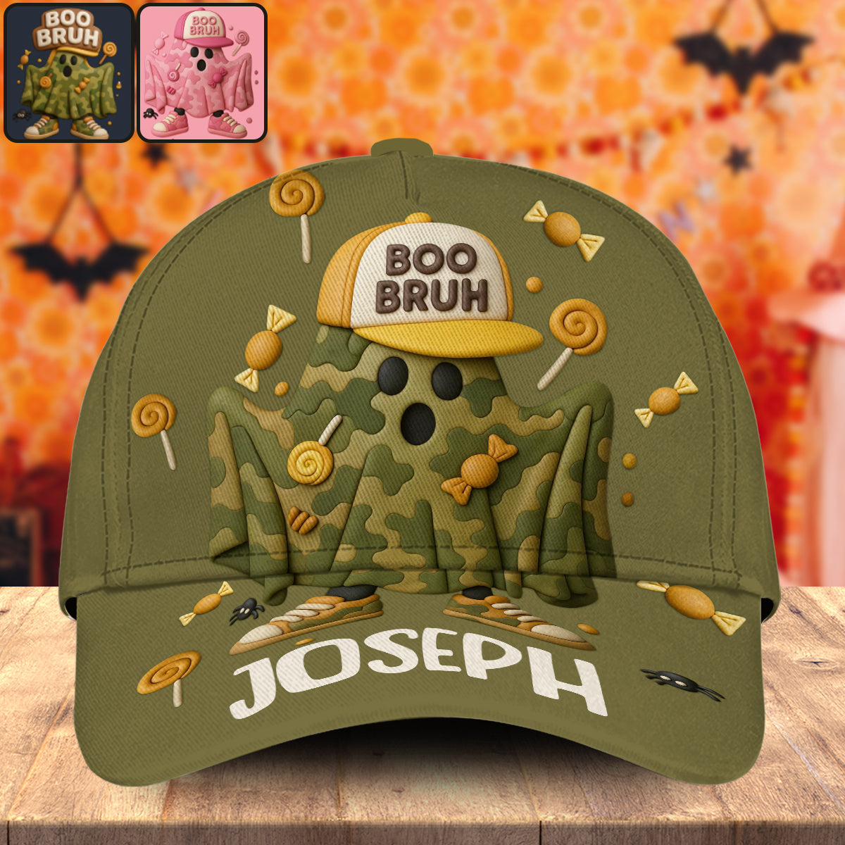 Boo Bruh - Personalisierte Kinder-Klassikkappe